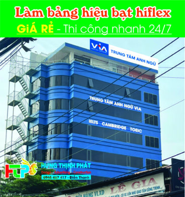 Làm biển hiệu bạt hiflex giá rẻ