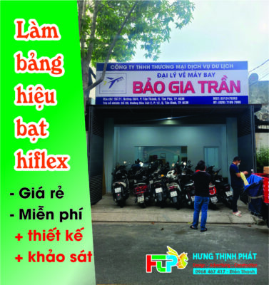 Làm biển hiệu bạt hiflex giá rẻ