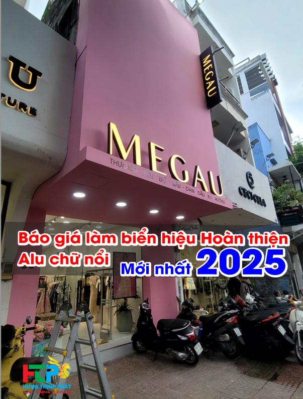 Báo giá làm biển hiệu alu mới nhất 2025