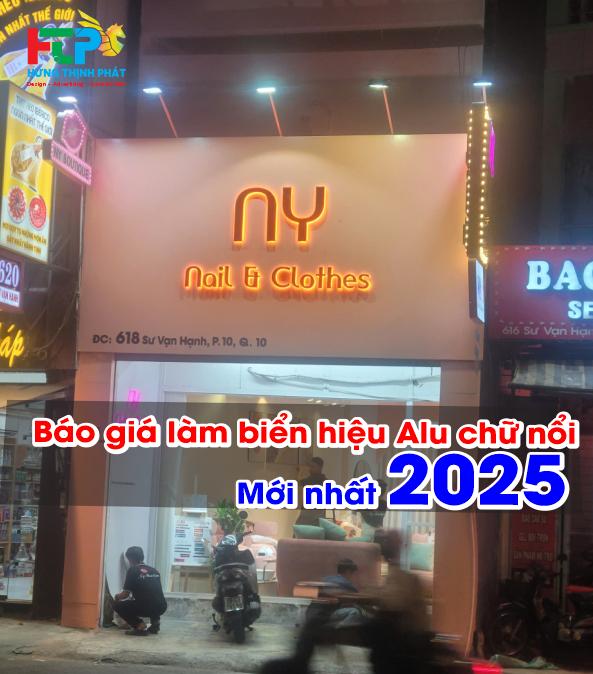 Báo giá làm biển hiệu alu mới nhất 2025