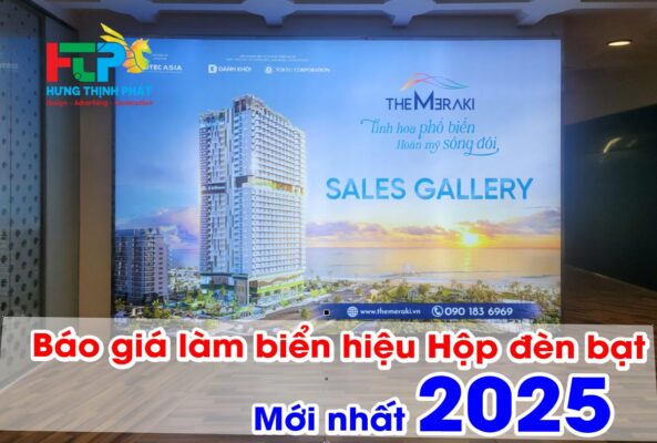 Báo giá thi công biển hiệu hộp đèn bạt 2025