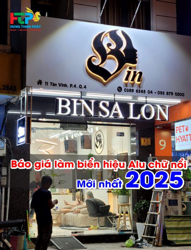 Báo giá làm biển hiệu alu mới nhất 2025